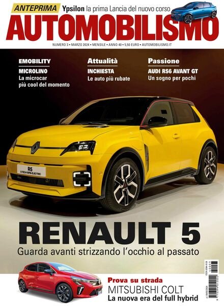 Automobilismo – Marzo 2024 Cover