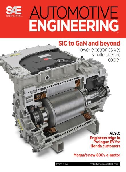 Automotive Engineering – March 2024 Cover