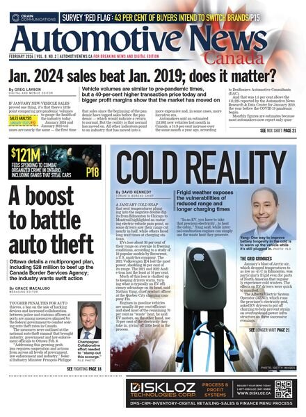 Automotive News Canada – February 2024 Cover