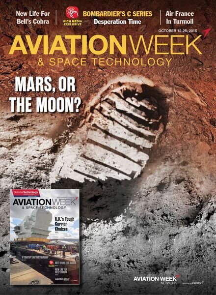 Aviation Week & Space Technology – 12-25 October 2015 Cover