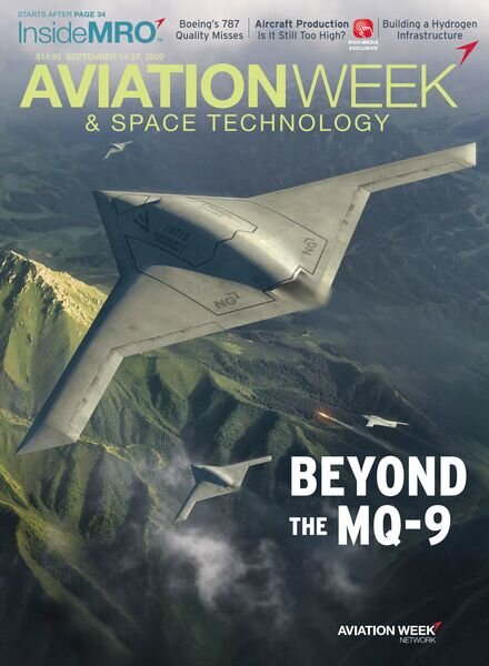 Aviation Week & Space Technology – 14 – 27 September 2020 Cover