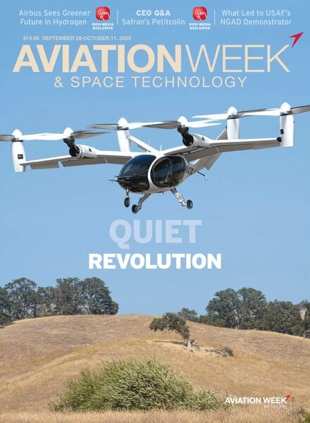 Aviation Week & Space Technology – 28 September – 11 October 2020 Cover