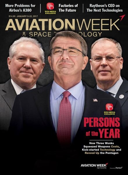 Aviation Week & Space Technology – 9-22 January 2017 Cover