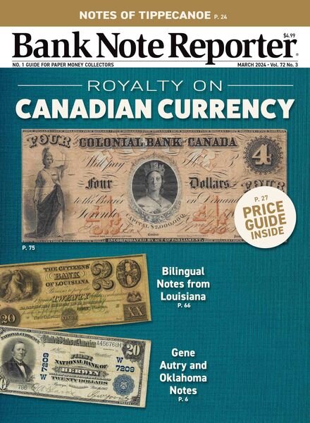 Bank Note Reporter – March 2024 Cover