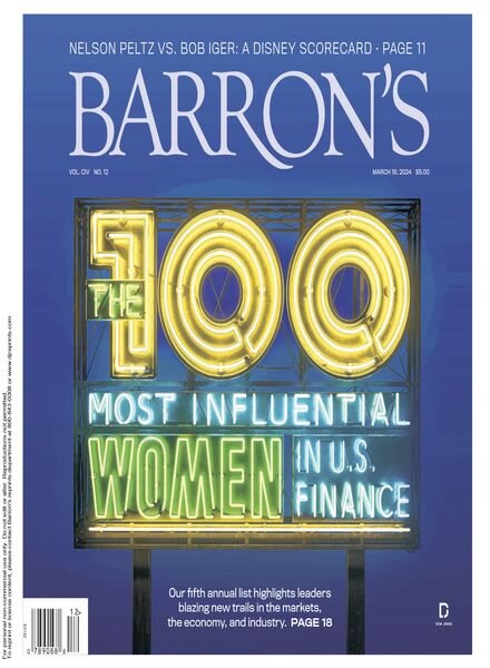 Barron’s – March 18 2024 Cover