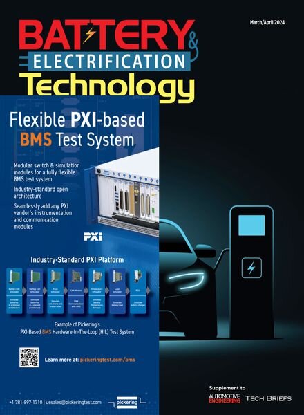 Battery & Electrification Technology – March-April 2024 Cover