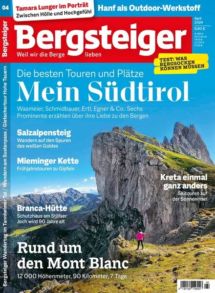 Bergsteiger – April 2024 Cover