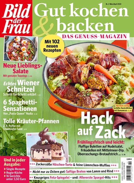 Bild der Frau Gut Kochen & Backen – Marz-April 2024 Cover