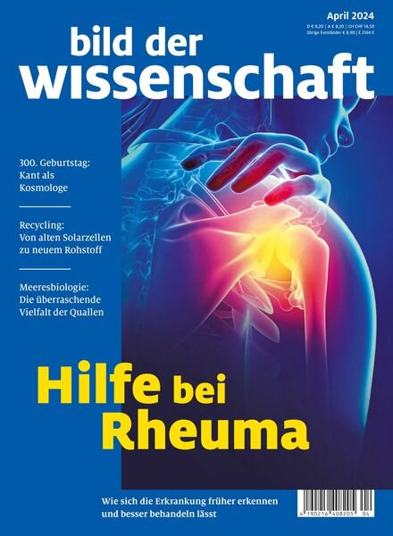 Bild der Wissenschaft – April 2024 Cover