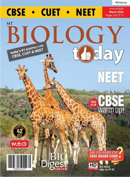 Biology Today – March 2024 Cover