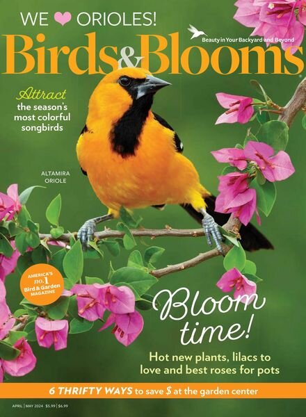 Birds & Blooms – April-May 2024 Cover