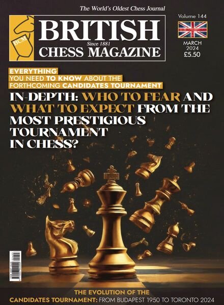 British Chess Magazine – March 2024 Cover