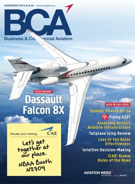 Business & Commercial Aviation – November 2015 Cover
