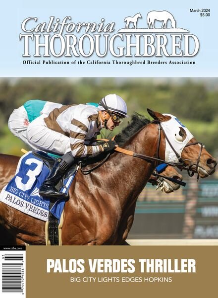 California Thoroughbred Magazine – March 2024 Cover