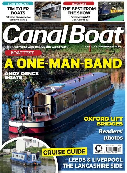 Canal Boat – April 2024 Cover