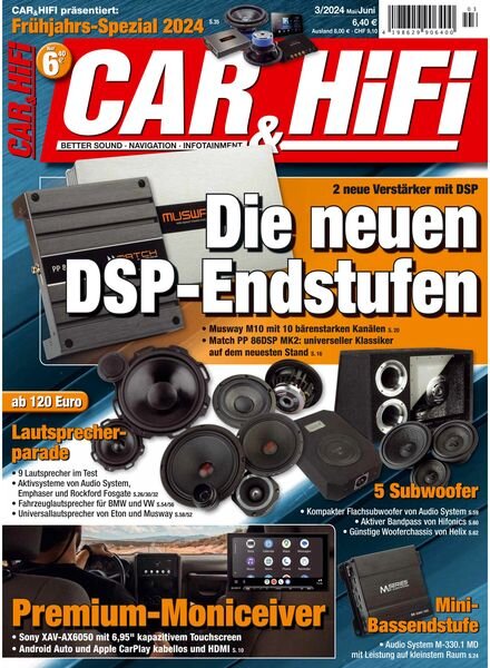 Car & Hifi – Mai-Juni 2024 Cover