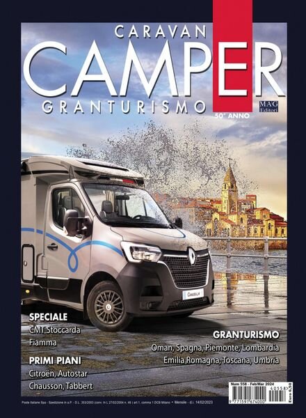 Caravan e Camper Granturismo – Febbraio-Marzo 2024 Cover