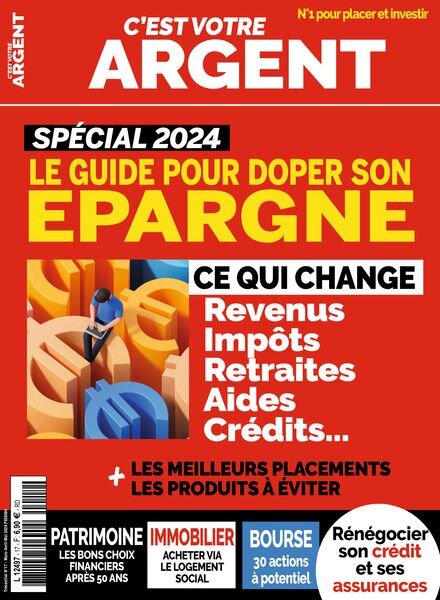 C’est Votre Argent – Mars-Avril-Mai 2024 Cover