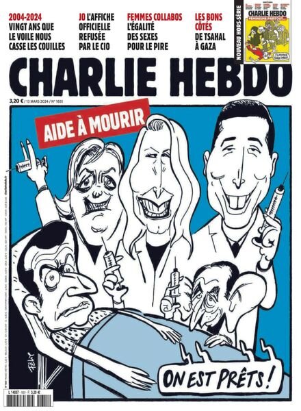 Charlie Hebdo – 13 Mars 2024 Cover
