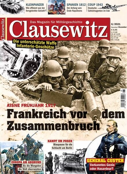 Clausewitz Magazin – November-Dezember 2021 Cover
