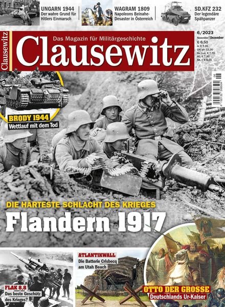 Clausewitz Magazin – November-Dezember 2023 Cover
