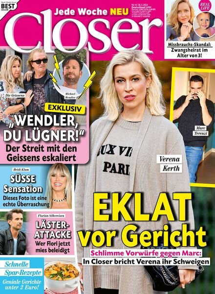 Closer Germany – 26 Marz 2024 Cover