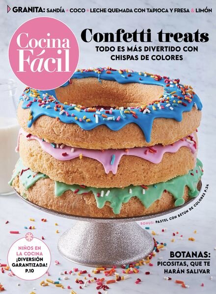 Cocina Facil Mexico – Abril 2024 Cover