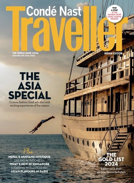 Conde Nast Traveller India – February-March-April 2024 Cover