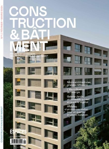 Construction & Batiment – Fevrier-Mars 2024 Cover
