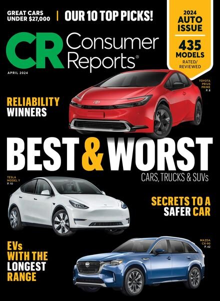 Consumer Reports – April 2024 Cover