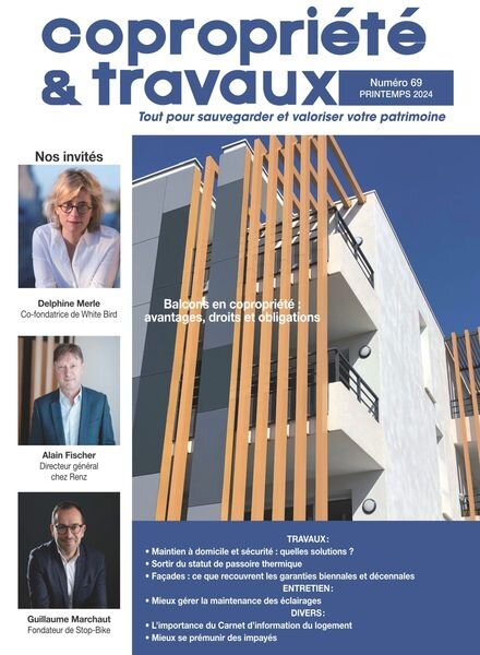 Copropriete & Travaux – Printemps 2024 Cover