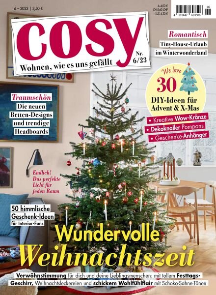 Cosy Magazin – November-Dezember 2023 Cover