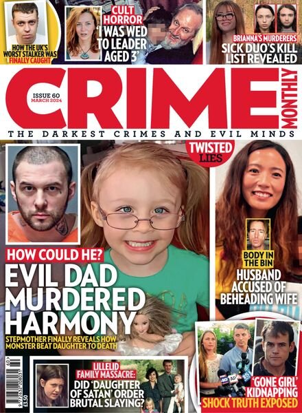Crime Monthly – Issue 60 – March 2024 Cover