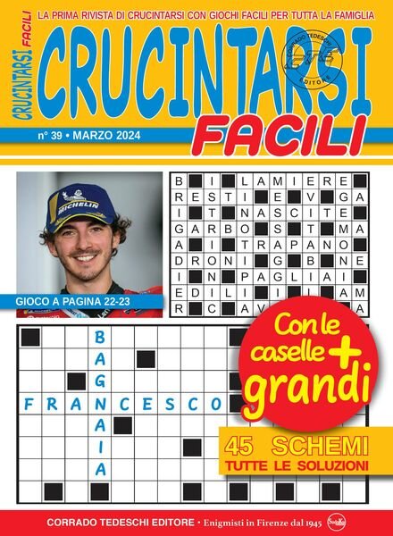 Crucintarsi Facili – Marzo 2024 Cover