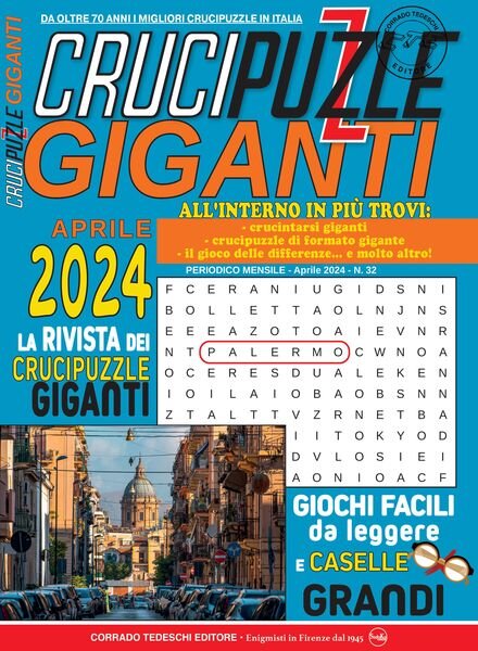 Crucipuzzle Giganti – Aprile 2024 Cover