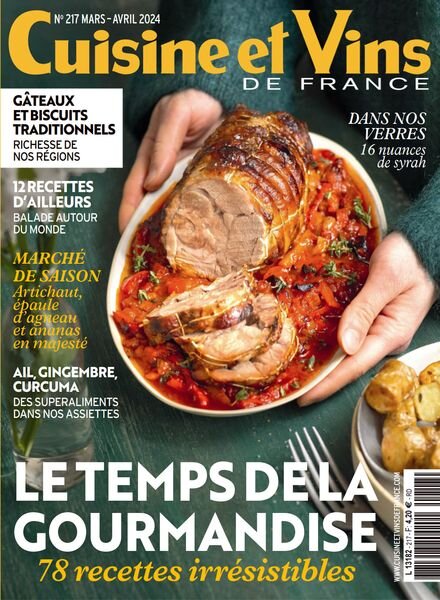 Cuisine et Vins de France – Mars-Avril 2024 Cover