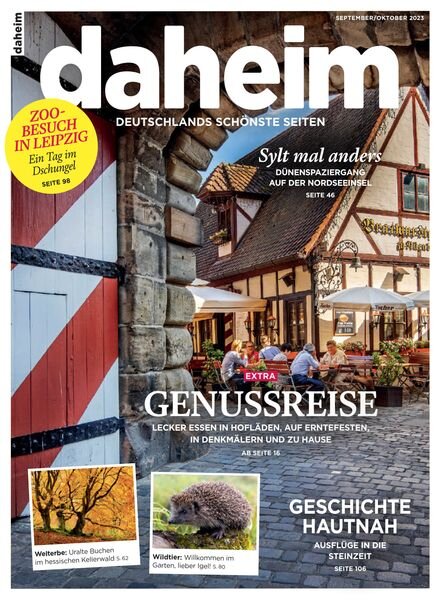 Daheim Magazin – September-Oktober 2023 Cover