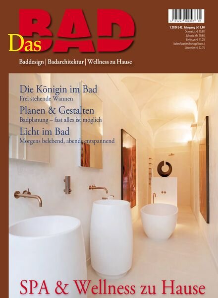 Das Bad Magazin – Nr 1 2024 Cover