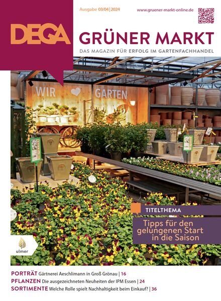Dega Gruner Markt – Marz-April 2024 Cover