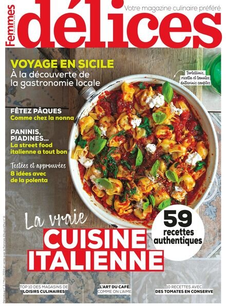 Delices de Femmes d’Aujourd’hui – Mars 2024 Cover