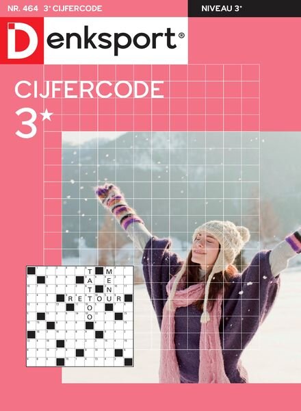Denksport Cijfercode 3 – 8 Maart 2024 Cover