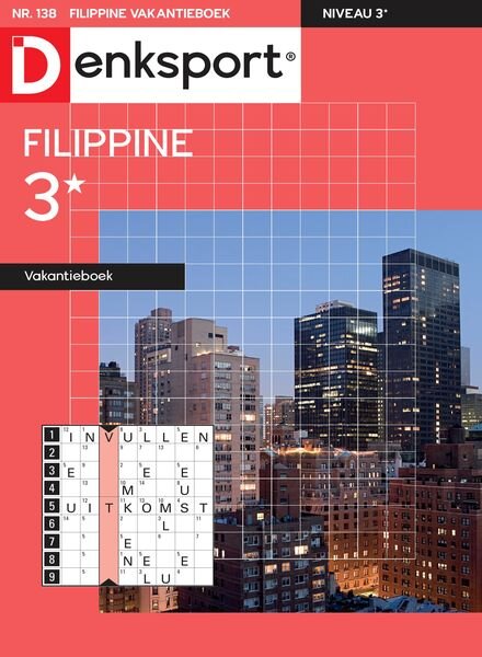 Denksport Filippine 3 Vakantieboek – 8 Maart 2024 Cover