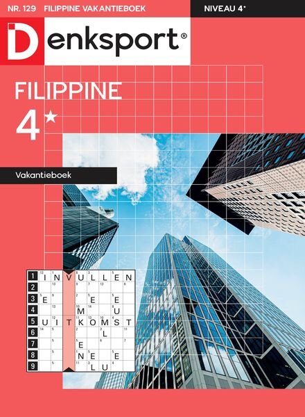 Denksport Filippine 4 Vakantieboek – 8 Maart 2024 Cover