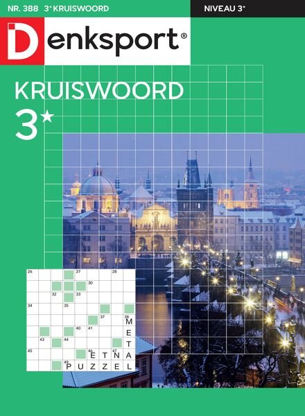 Denksport Kruiswoord 3 – 12 Maart 2024 Cover