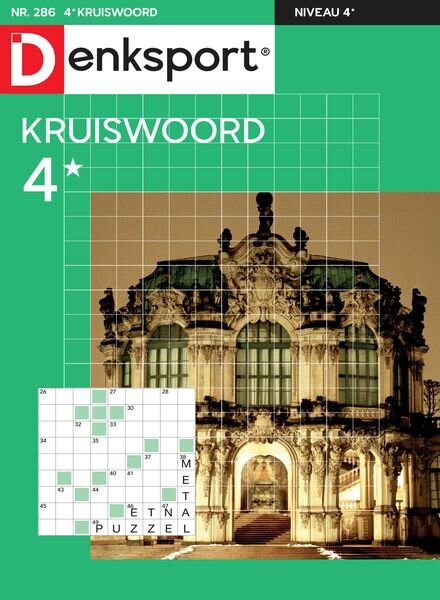 Denksport Kruiswoord 4 – 12 Maart 2024 Cover