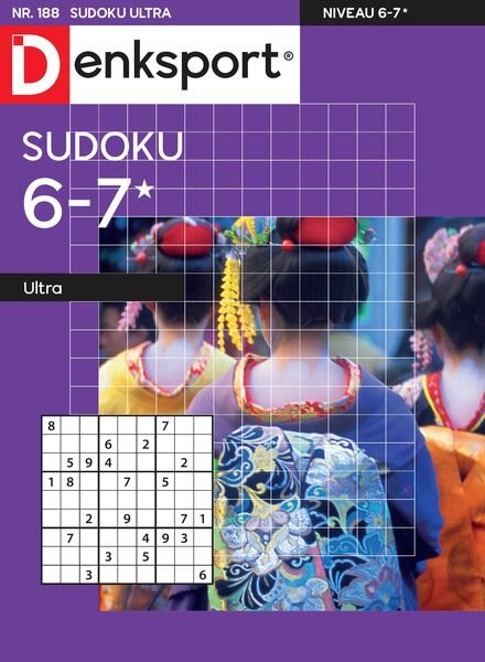 Denksport Sudoku 6-7 ultra – 12 Maart 2024 Cover