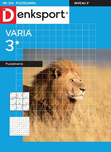 Denksport Varia 3 Puzzelvaria – 12 Maart 2024 Cover