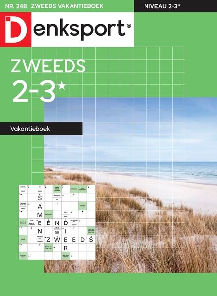 Denksport Zweeds 2-3 vakantieboek – 12 Maart 2024 Cover