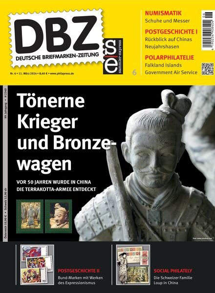 Deutsche Briefmarken-Zeitung – 11 Marz 2024 Cover