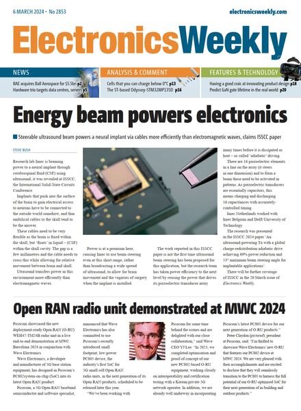 Electronics Weekly – 6 March 2024 Cover